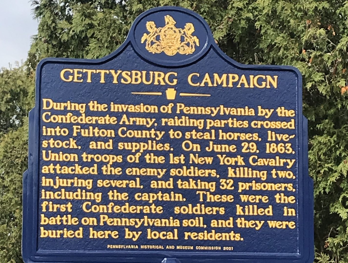 Pennsylvania revises Confederate markers, recasts forces as “enemy