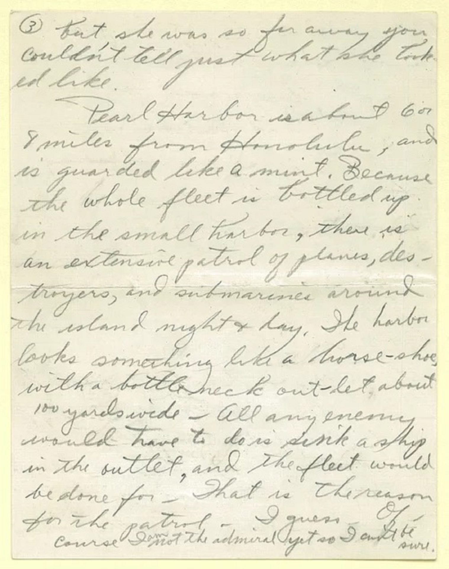 One of Bud's many letters home in 1941.