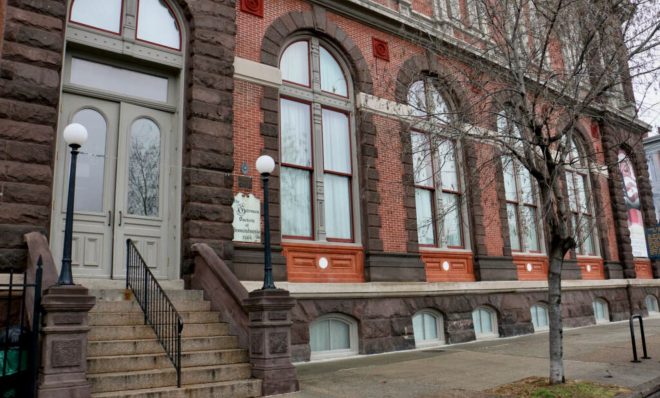 The German Society of Pennsylvania building on Spring Garden Street is heated and cooled by a geothermal system designed by its members. 