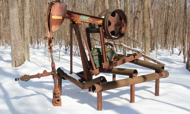 An abandoned oil well in Cornplanter State Forest. Photo: Reid R. Frazier