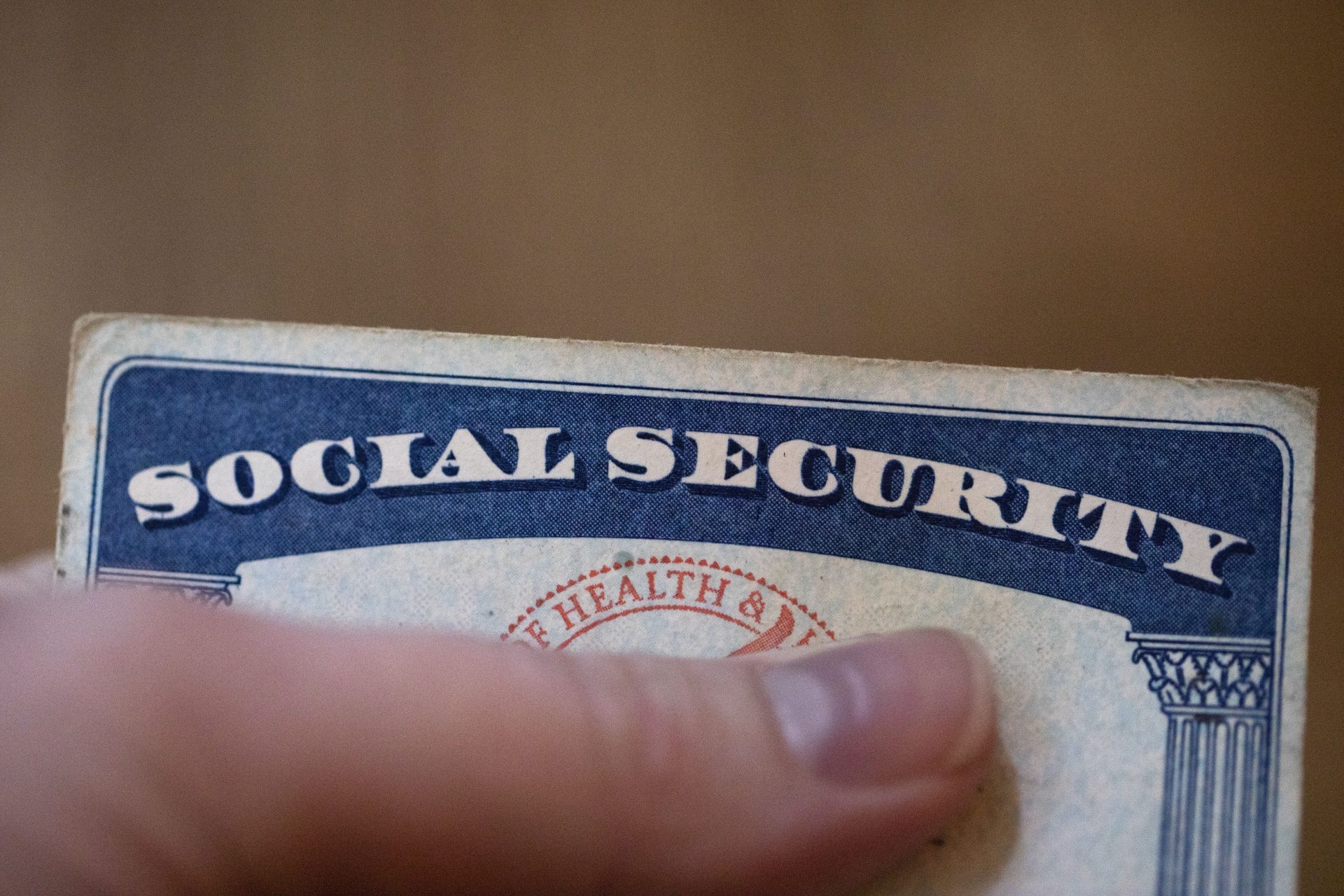 Shows a Social Security card this Tuesday, October 12, 2021, in Tigard, Ore.  Millions of retirees on Social Security will get a 5.9% increase in benefits for 2022.