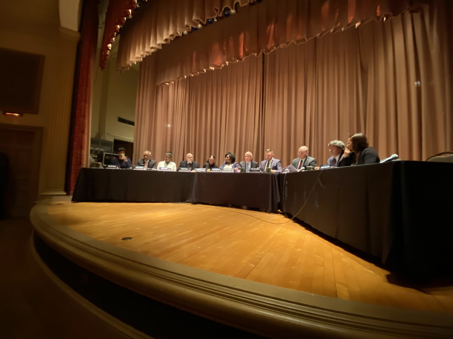 A large panel of Democratic representatives gathered at The Frick Pittsburgh on Tue., March 8, 2022.
