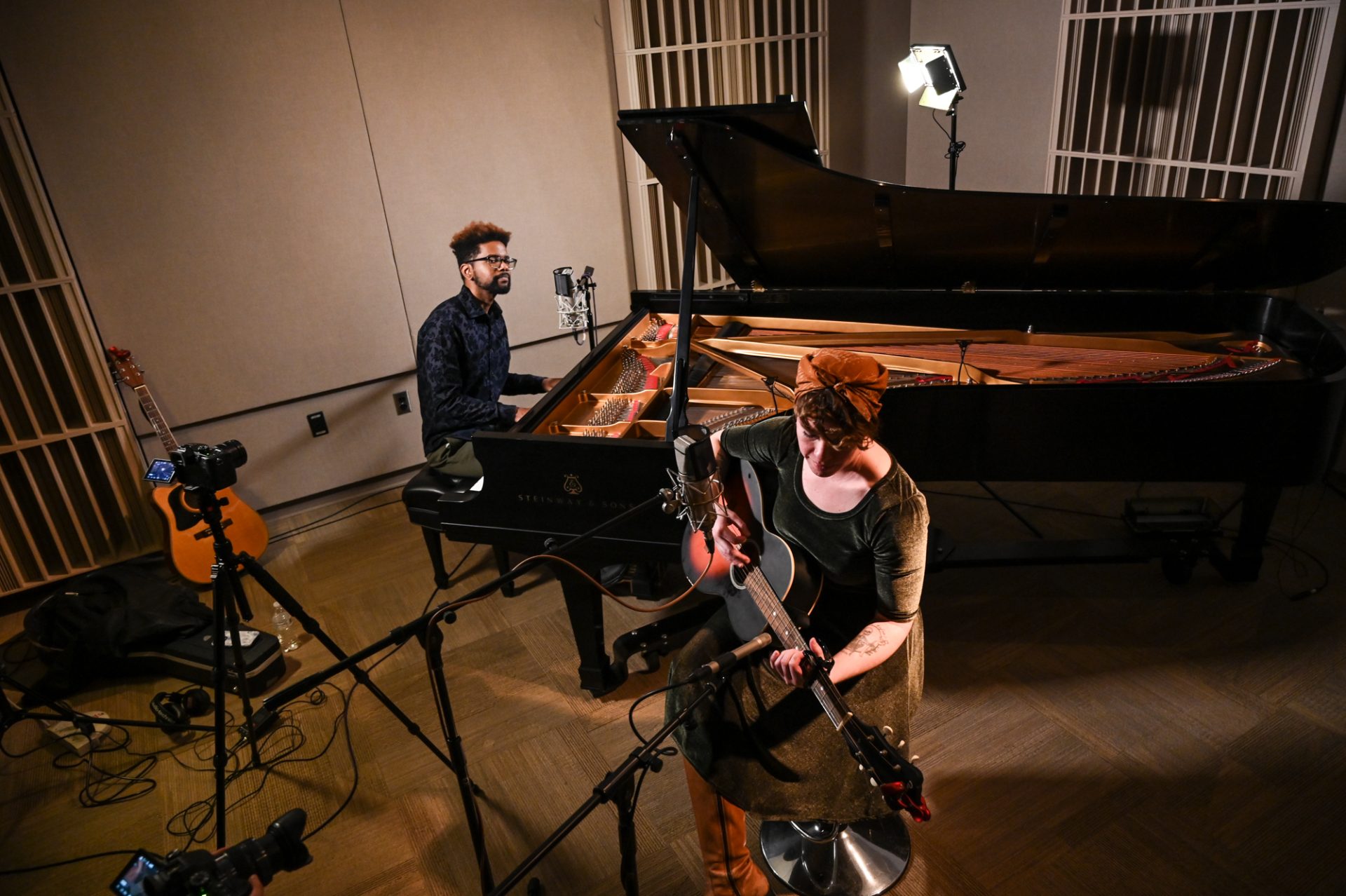 Elijah Cross and Macy Leonard of West & Ward perform as part of the latest installment of WITF Music.