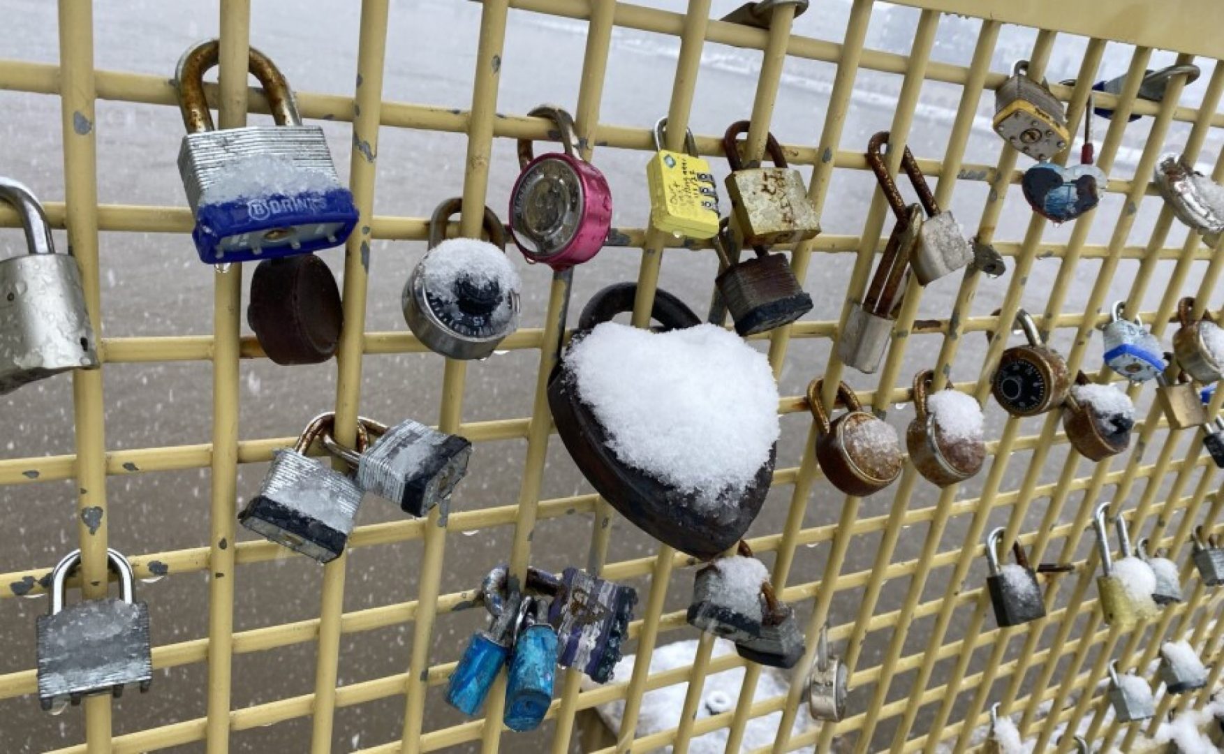 Allegheny County estimates there are 11,000 locks on the Roberto Clemente Bridge. They're asking that people not fasten more to the railings when the bridge reopens. 