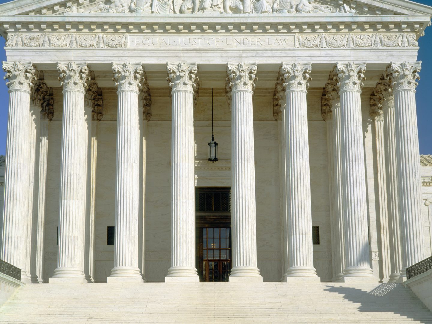 Front of US Supreme Court, Washington DC (Photo by: Joe Sohm/Visions of America/Universal Images Group via Getty Images)