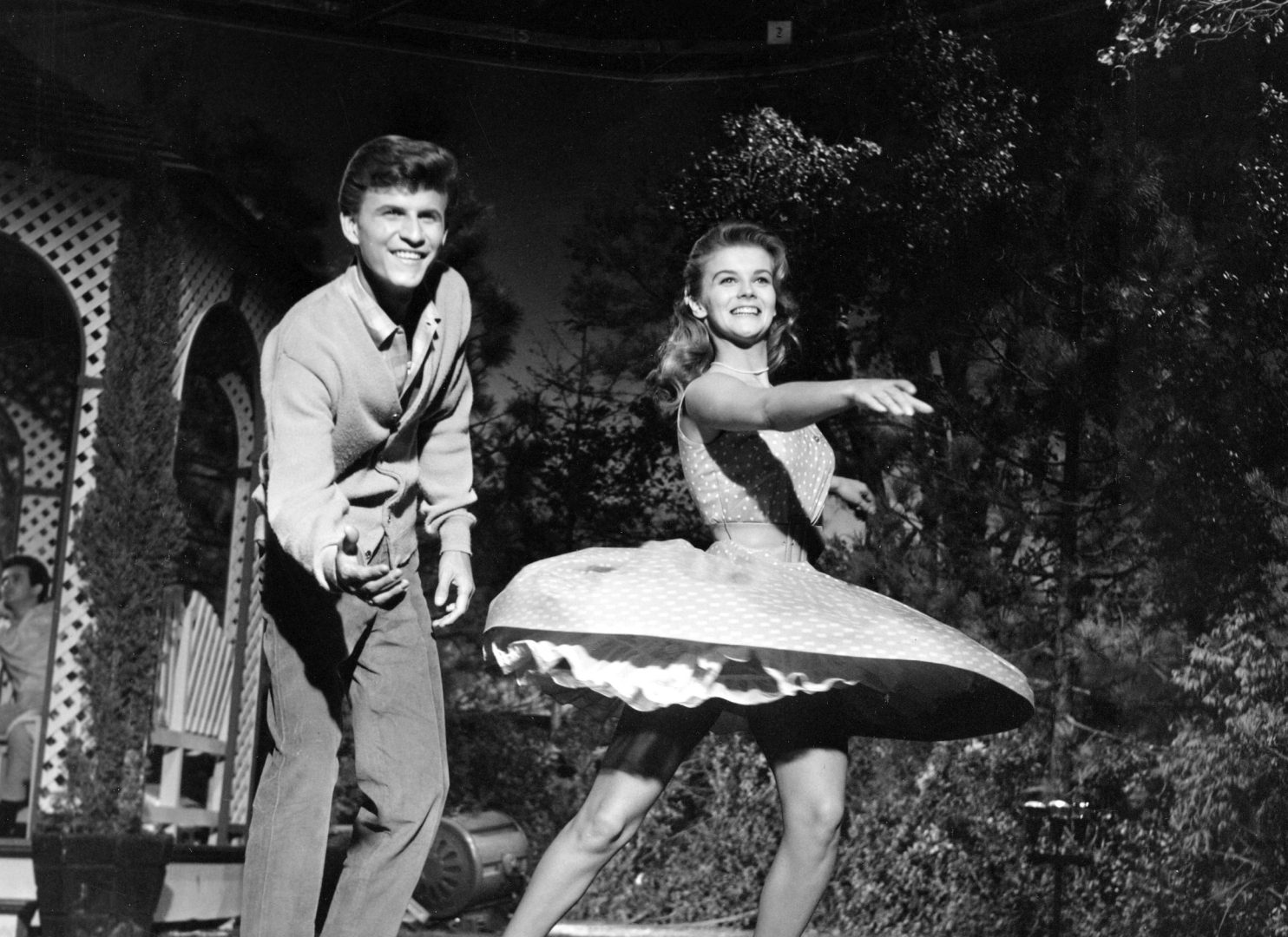 Ann-Margret, right, and Bobby Rydell dance during a scene from 
