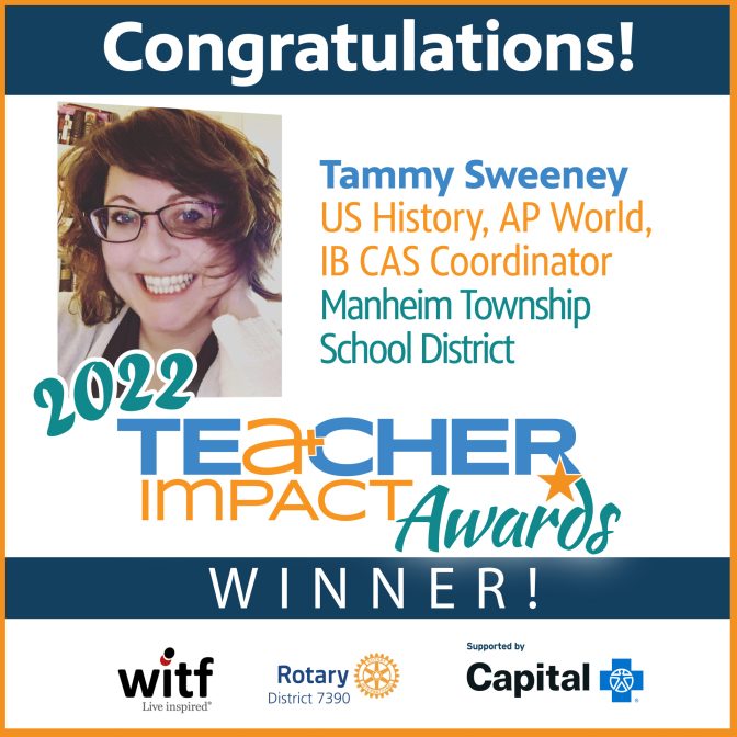 2022 Teacher Impact Awards Winner Tammy Sweeny