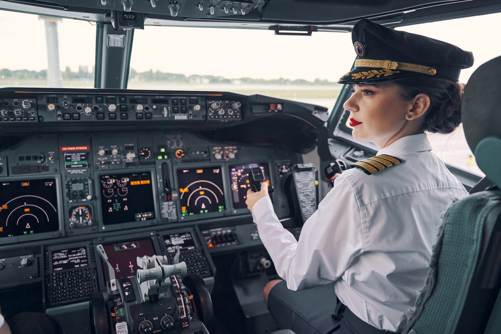 Airplane Pilot Woman Airplane Pilot Woman