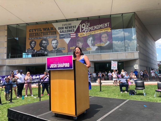 Rep. Donna Bullock pointed to the disproportionate impact the Roe v. Wade overturn will have on people of color.