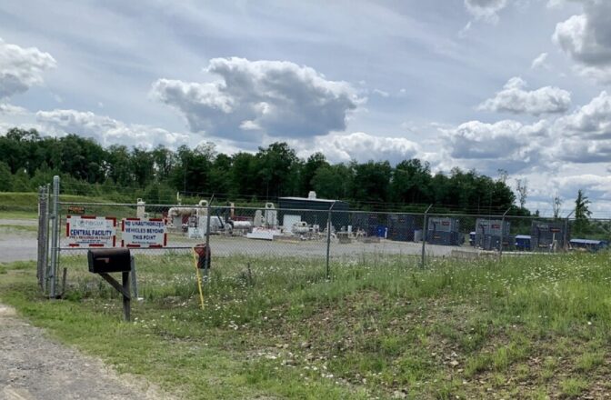 The site of the Pin Oak Energy Bitcoin mining site in Ridgway Township, Elk County.