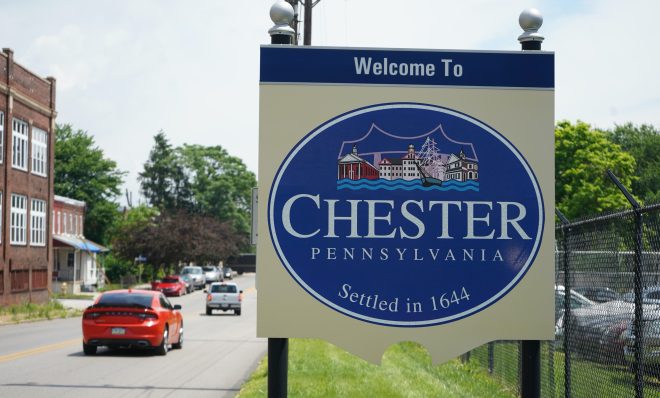 The city of Chester is an environmental justice community. 