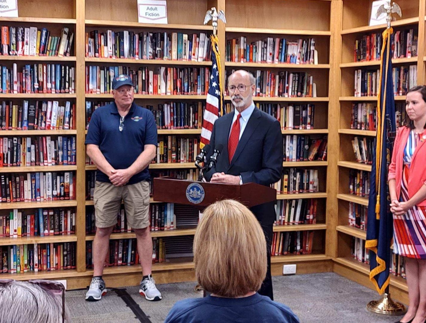 Pennsylvania Gov.  Tom Wolf in West View on Wednesday, June 1, 2022.