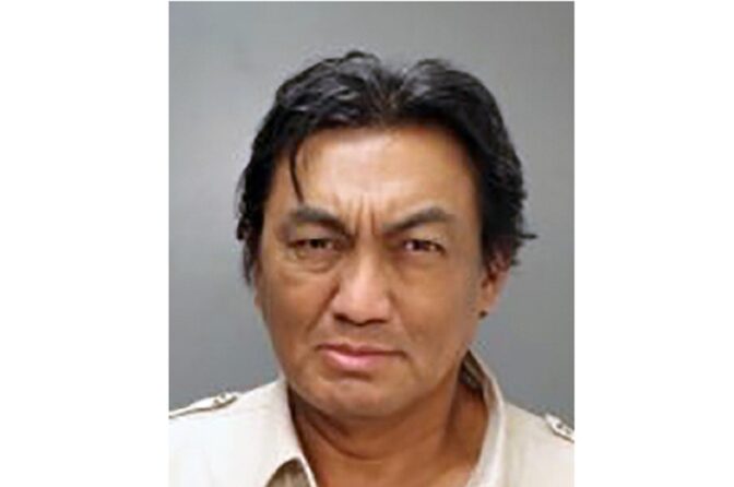 This image provided by the Philadelphia Police Department shows Antonio LaMotta, who is facing trial on charges that he drove a Hummer containing guns to Philadelphia to interfere with the 2020 presidential election. LaMotta has been arrested in a separate case that alleges his involvement in the Jan. 6 insurrection.