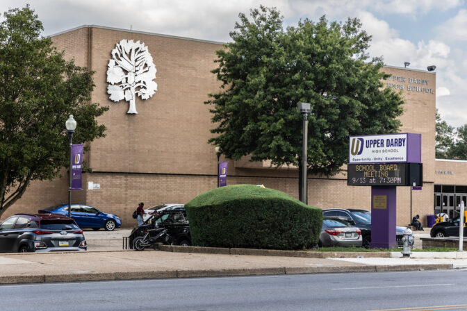 Upper Darby High School is facing a teacher shortage as the 2022 school year gets underway. (