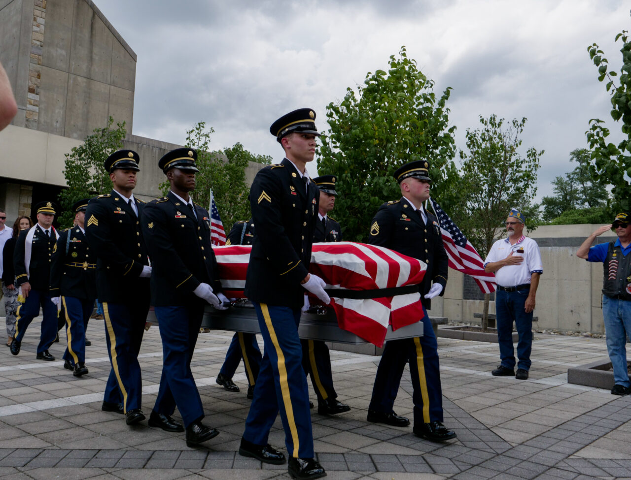 Lancaster County Native and Korean War veteran Donald Born is laid to rest at Indiantown Gap National Cemetery.