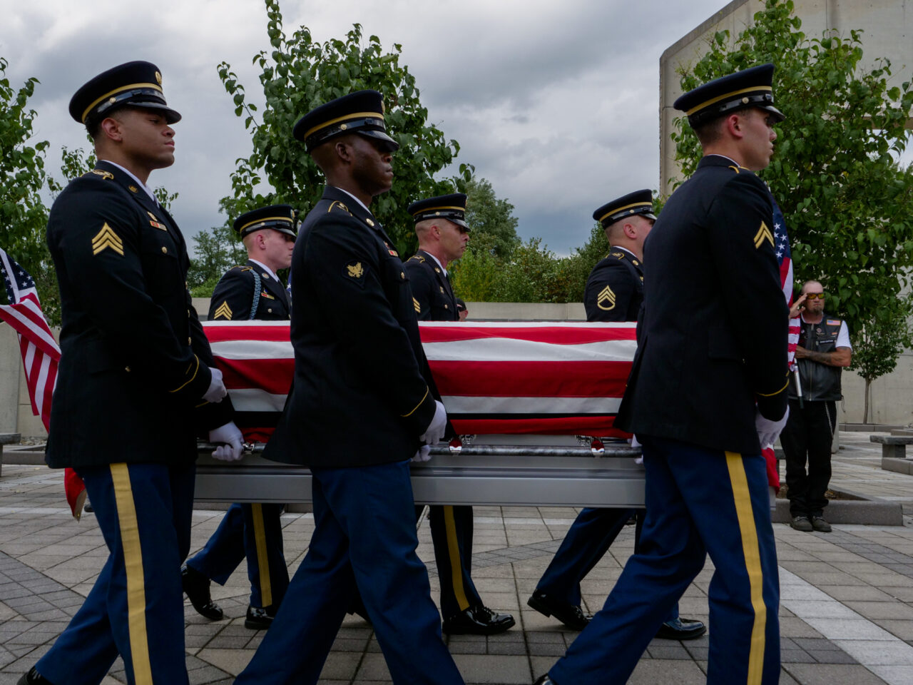 Lancaster County Native and Korean War veteran Donald Born is laid to rest at Indiantown Gap National Cemetery.