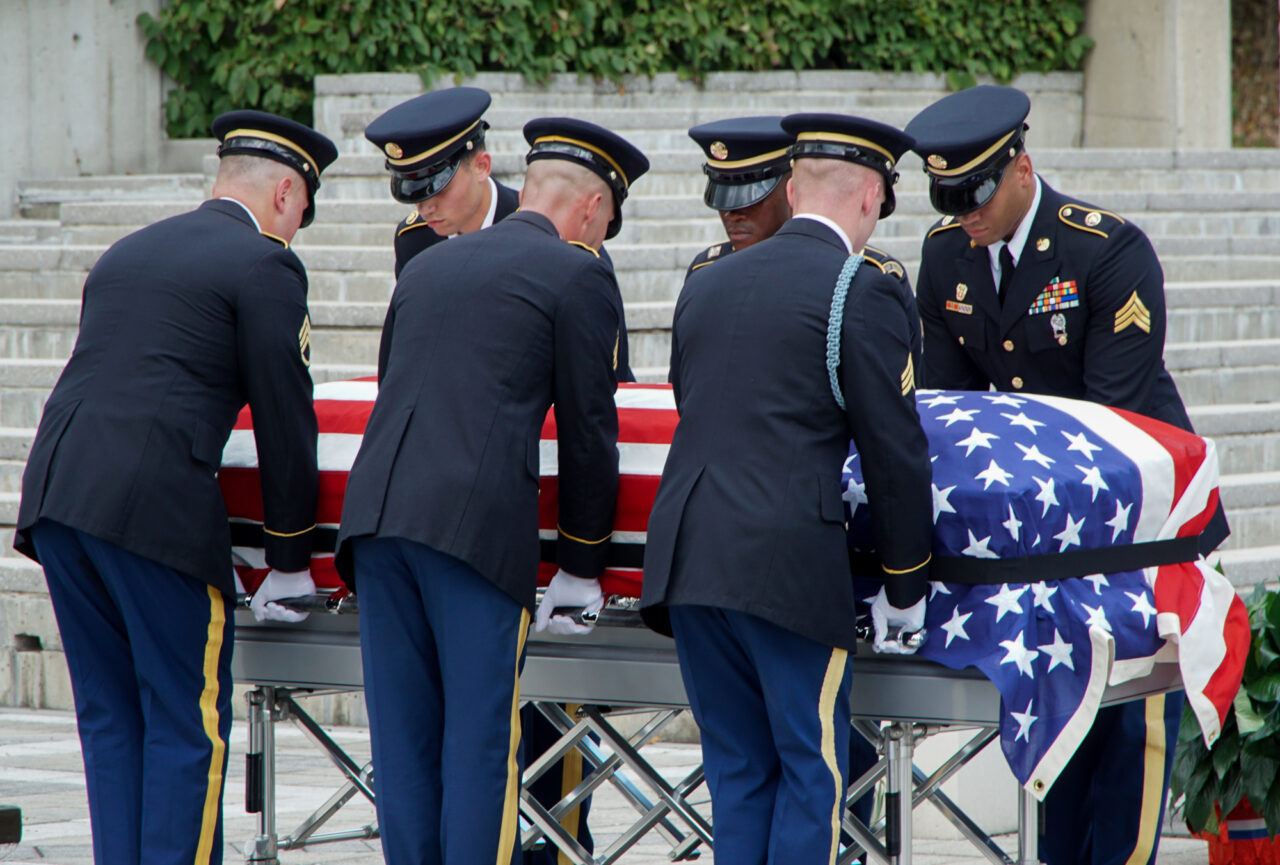 Lancaster County Native and Korean War veteran Donald Born is laid to rest at Indiantown Gap National Cemetery.