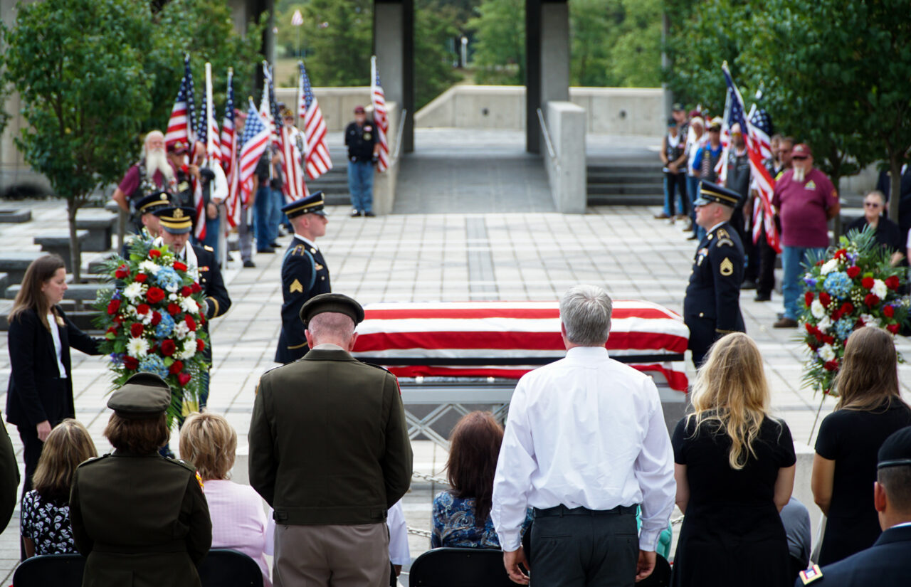 Lancaster County Native and Korean War veteran Donald Born is laid to rest at Indiantown Gap National Cemetery.