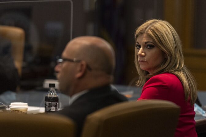 Seven Democrats joined the chamber’s Republicans in supporting the bill, including state Sen. Katie Muth (pictured), a vocal opponent of the Harrisburg status quo.