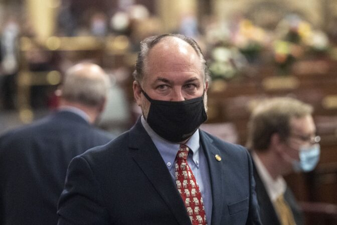 Majority Leader Kerry Benninghoff attended the event but reimbursed Pace-O-Matic for his expenses, including the hotel stay.