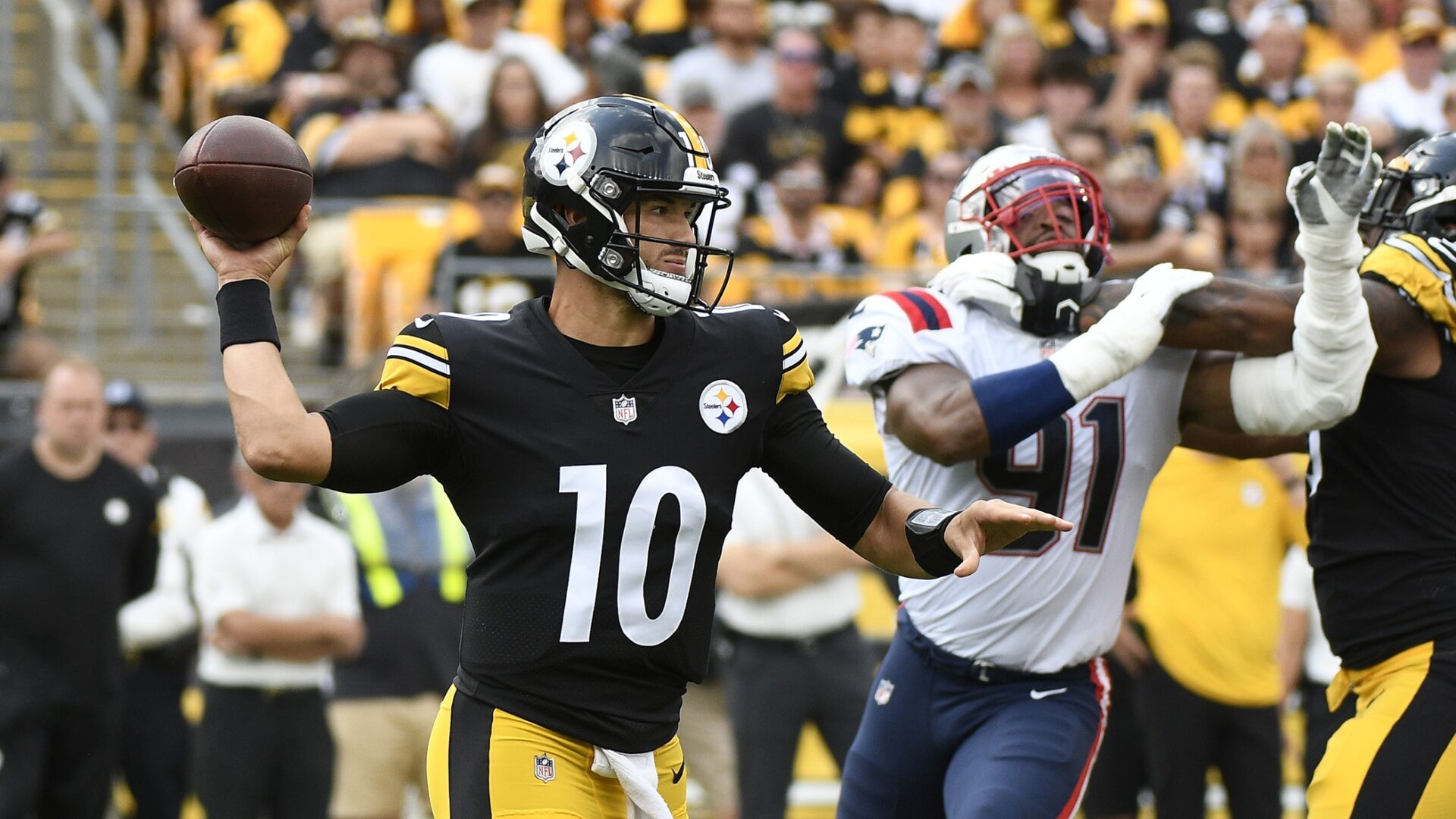 Trubisky, Steelers searching for spark after home loss to Patriots