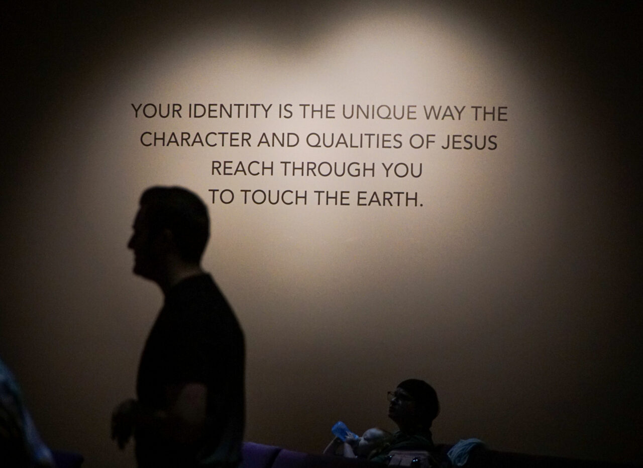 People worship during the service at World Harvest Outreach Church in Chambersburg