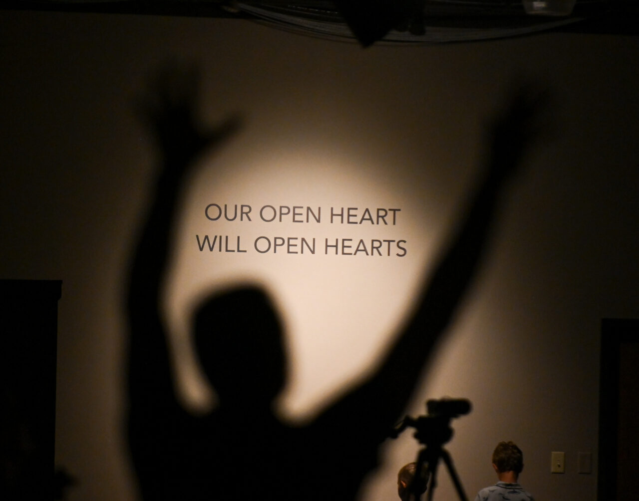 People worship during the service at World Harvest Outreach Church in Chambersburg