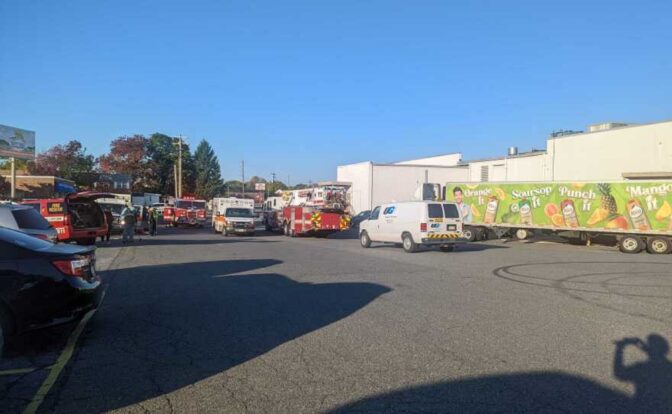 Thirty-two people were hospitalized — most of them children — after being exposed to excessively high levels of carbon monoxide at an Allentown day care facility Tuesday morning.