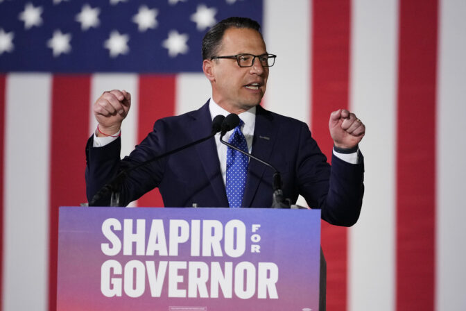 Pennsylvania Democratic gubernatorial candidate Josh Shapiro,
