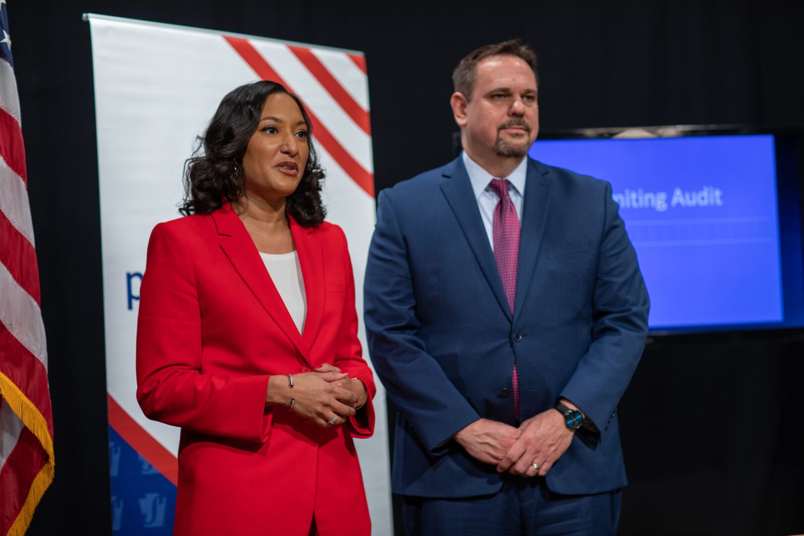 Pennsylvania's top election officials Leigh M. Chapman and Jonathan Marks recently attended a statewide risk-limiting audit of the 2022 midterms.