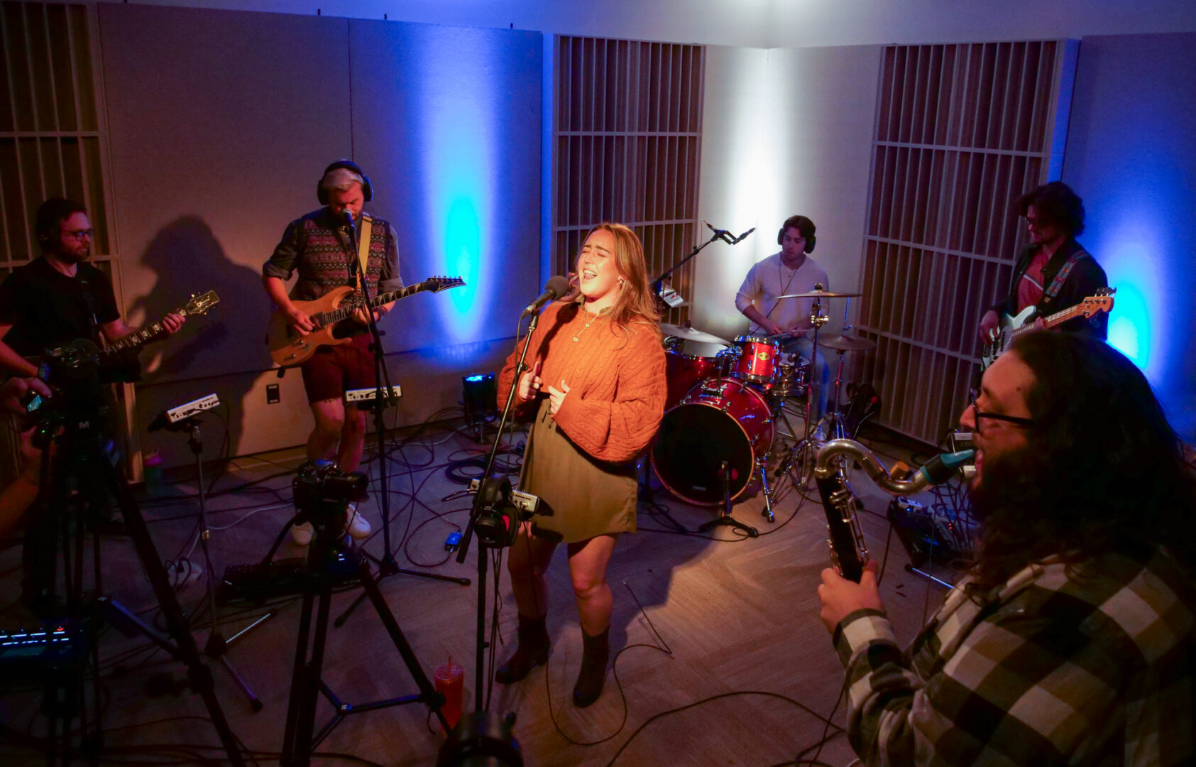 The Big Fat Meanies performing in the WITF studio on September 29, 2022, 