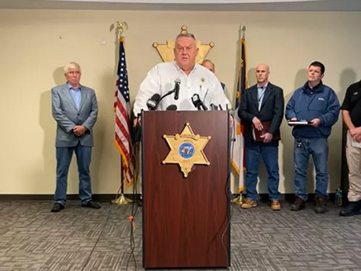 Moore County Sheriff Ronnie Fields announced a nighttime curfew for the county after gunfire damaged power substations.