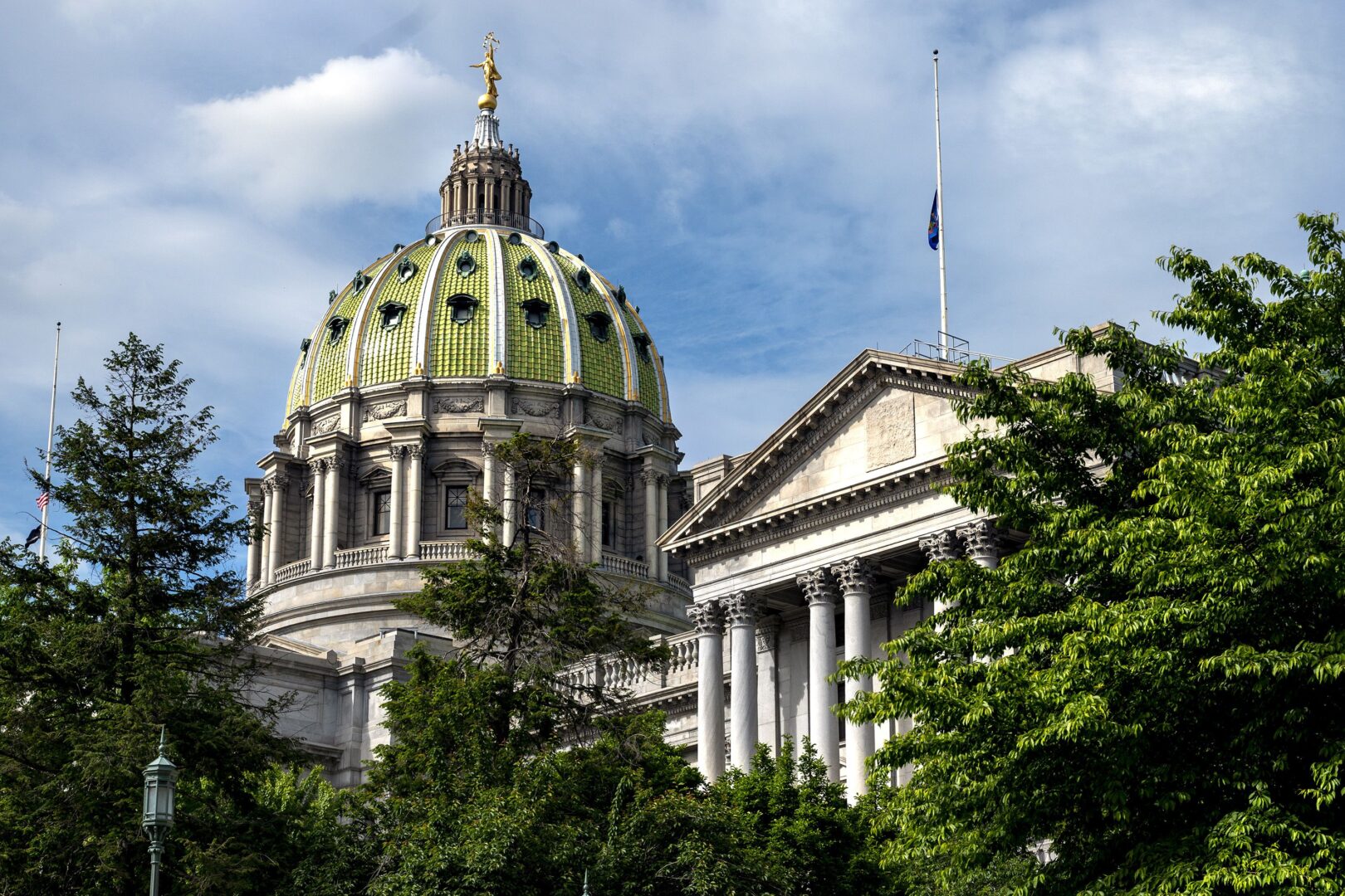 A Pennsylvania lobbyist said she was harassed by a current lawmaker outside of the Capitol building Harrisburg.