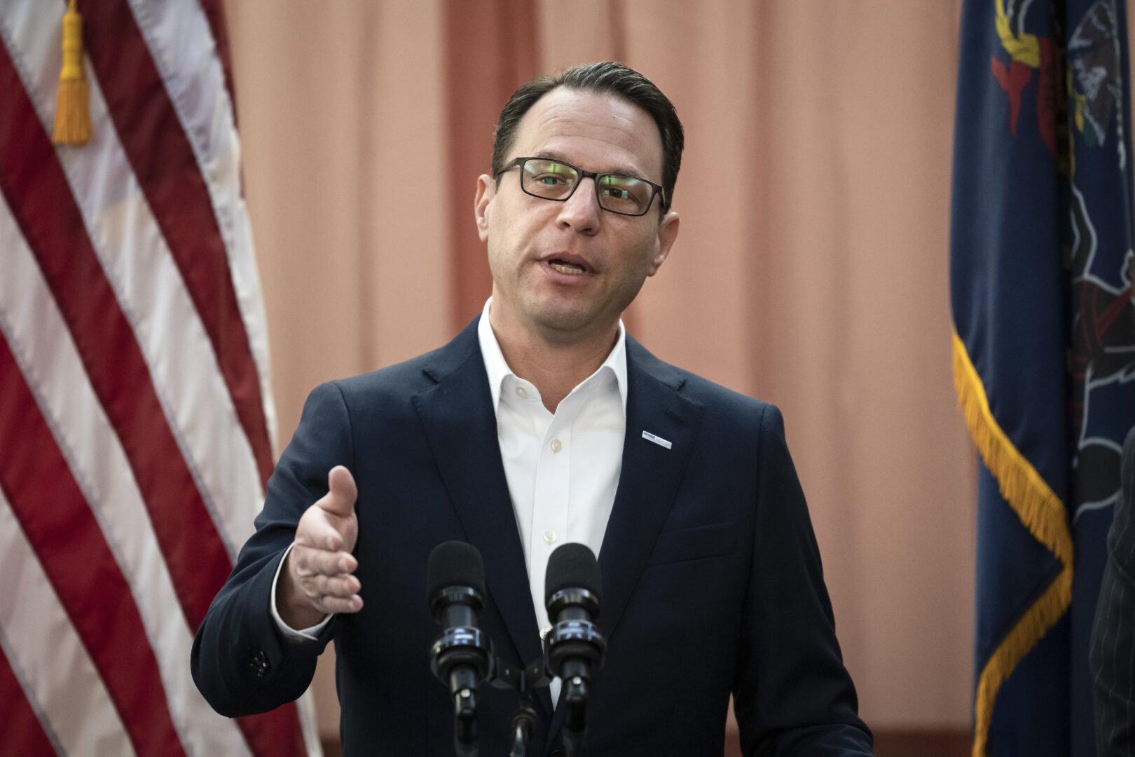 Pennsylvania Democratic Gov. Josh Shapiro speaks during a news conference in Philadelphia, Thursday, Feb. 16, 2023. Shapiro says he won't allow Pennsylvania to execute any inmates while he is in office and calls for the state's lawmakers to repeal the death penalty.