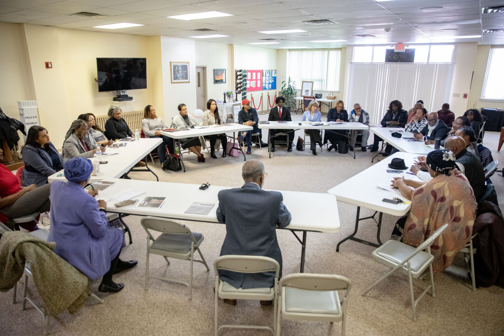On March, Democratic Sen. Art Haywood held a community roundtable with community leader and business owners in Reading.
