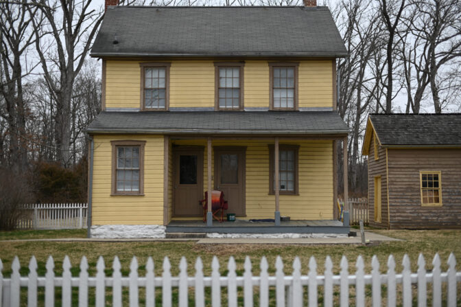 Althoff House on the Gettysburg Battlefield.