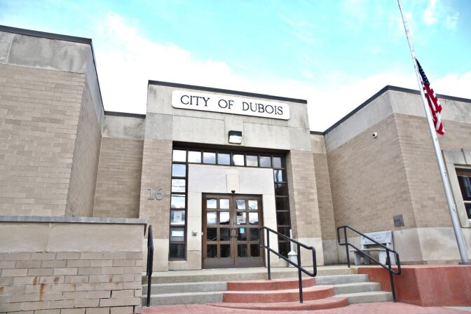 The municipal building of the City of DuBois on 16 W. Scribner Avenue: