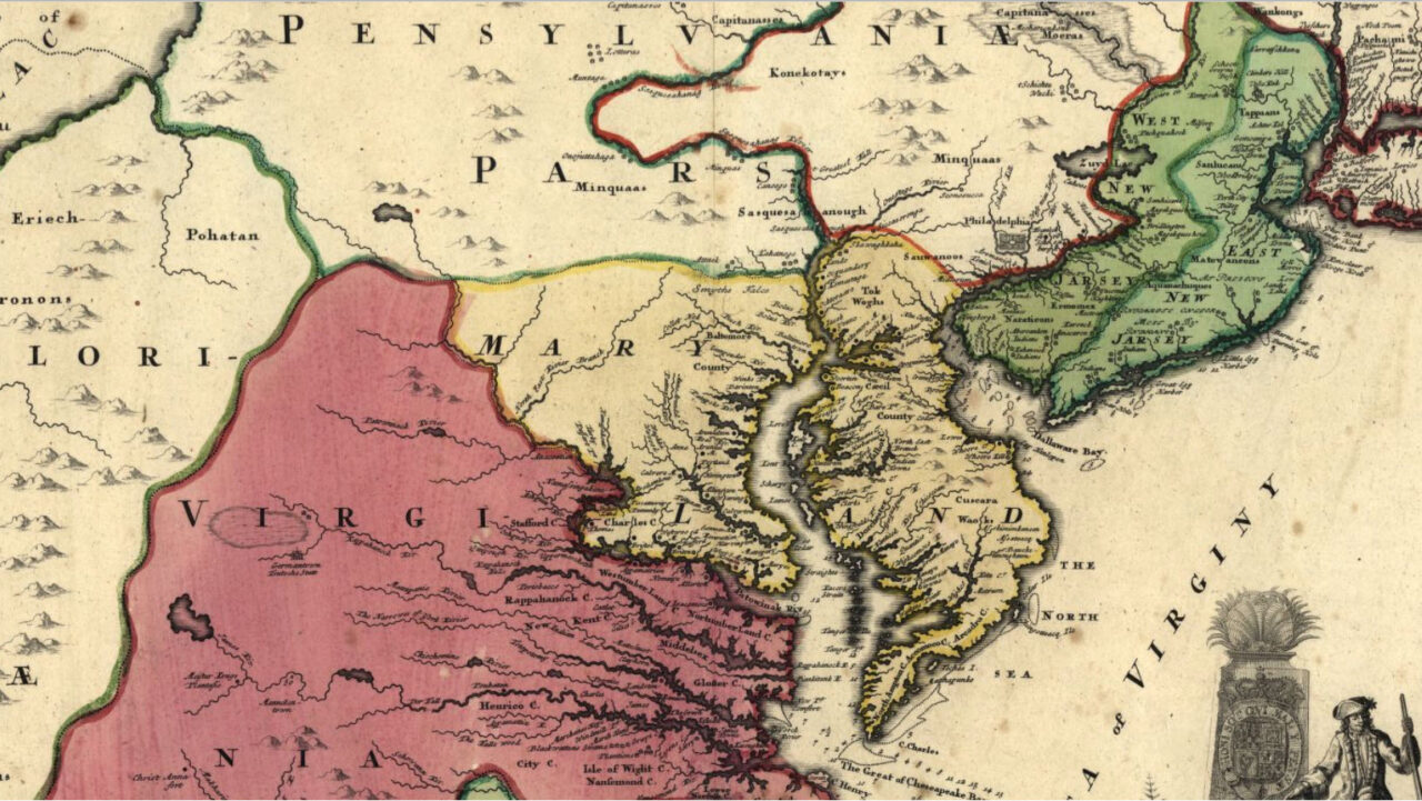 Pennsylvania and Maryland fought for 80 years over boundary; Then came
