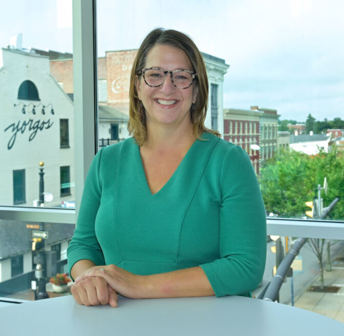 Caption: Jess King will become the first executive director of The Steinman Institute for Civic Engagement.