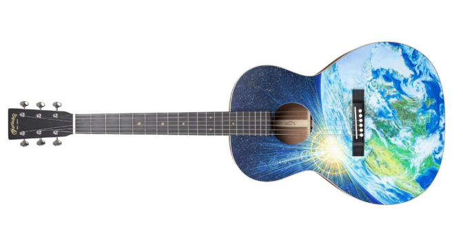 The Martin 00L Earth guitar.