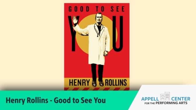 Henry Rollins concert banner