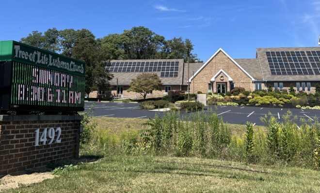 Tree of Life Lutheran Church, on Linglestown Road in Harrisburg, says its solar panels are projected to save the church $10,000 a year in electricity costs.
