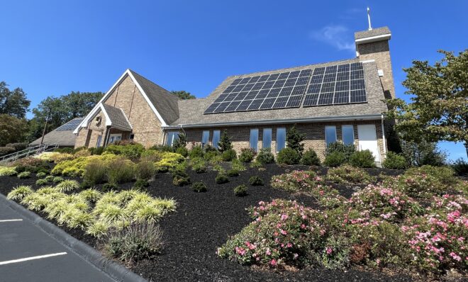 Tree of Life Lutheran Church in Harrisburg says its solar panels provide almost all the power it needs for its three buildings.