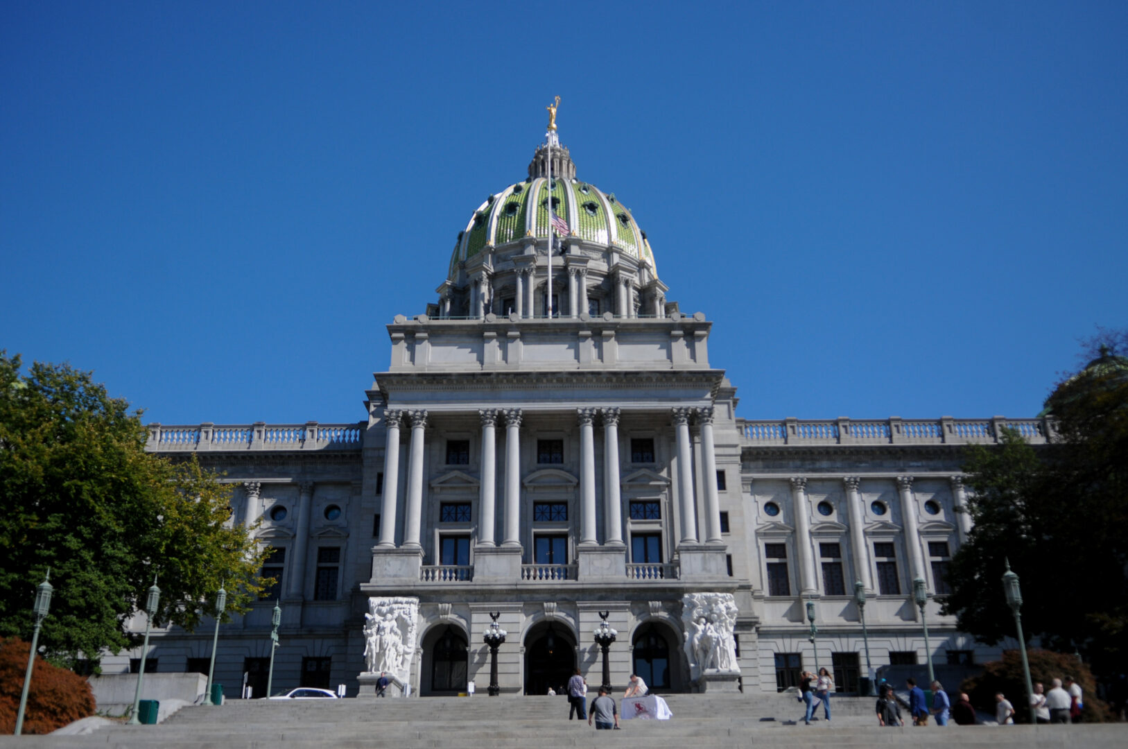 The Capitol building in Harrisburg on Oct. 12, 2023. Jeremy Long - WITF