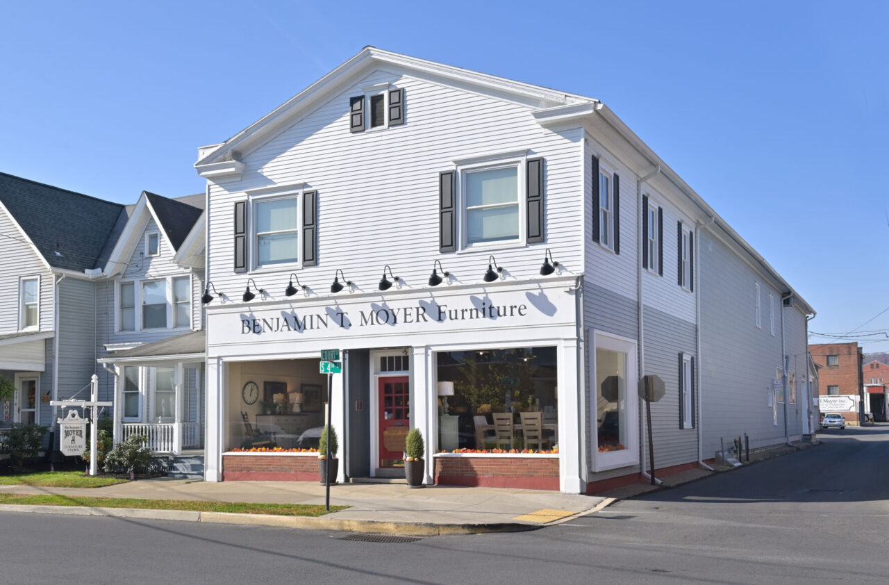 The Benjamin T. Moyer Furniture building located at 35 S. St. in Sunbury, on Thursday, Nov. 16, 2023. Governor Josh Shapiro made about $16,000 in purchases earlier this year at the furniture store.