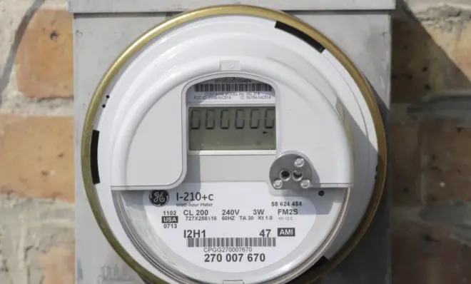 A utility meter is seen in a file photo. (AP Photo/M. Spencer Green)

