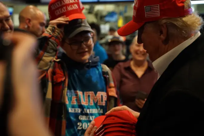 Steve Telishak, who owns the McDonald’s in town, says the additional foot traffic from Norfolk Southern and EPA contractors has helped business. So did a visit by former President Donald Trump last year who spent more than $300 at the restaurant and gave a hat out to his son.