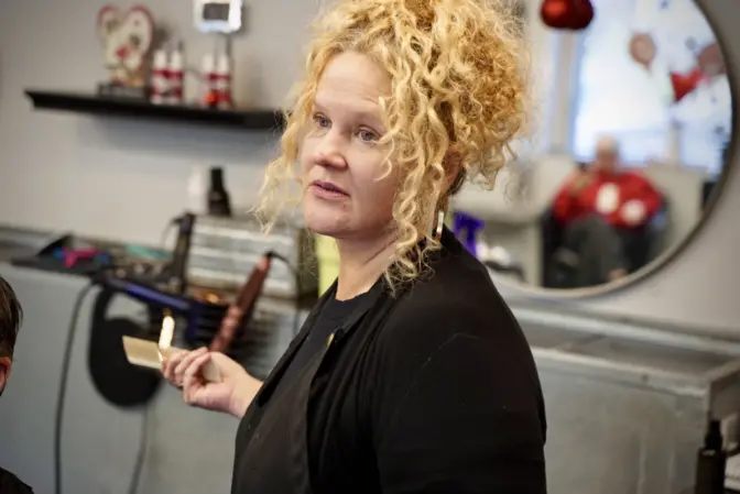Michelle Cope said that the Skilz Salon where she works didn't have any noticeable contamination when she returned to work five days after the derailment. But 40 of her customers never returned.