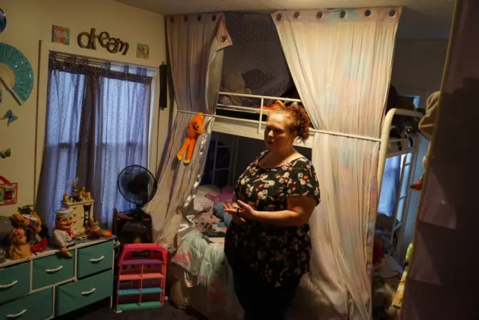 Jami Wallace, who founded the Unity Council, moved into a new home in East Liverpool, Ohio and bought all new furniture for her daughter's room.