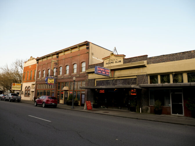 The Olympic Club in Centralia, Washington pictured on March 7, 2024. (Jeremy Long – WITF)